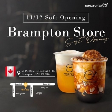 【【KUNG FU TEA_Toronto】Soft Opening~】